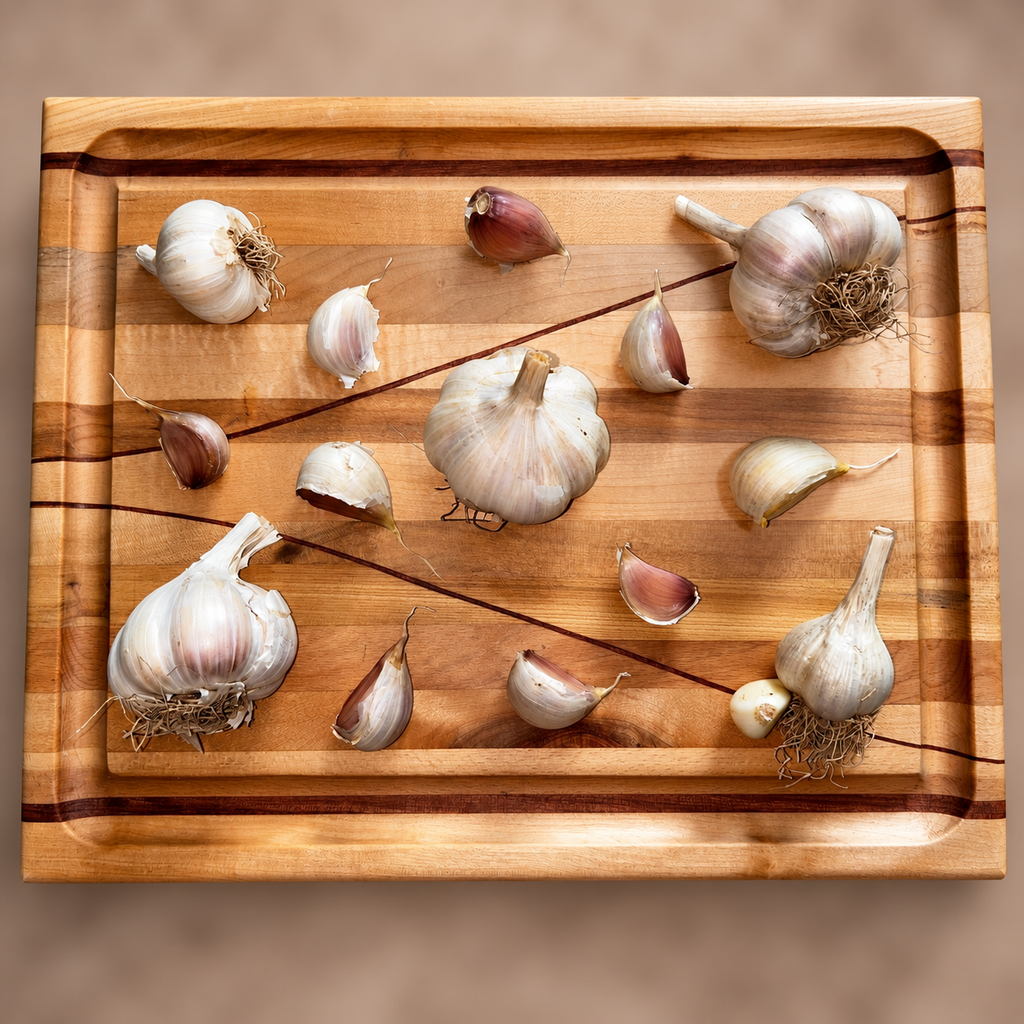Organic Music Hardneck Seed Garlic